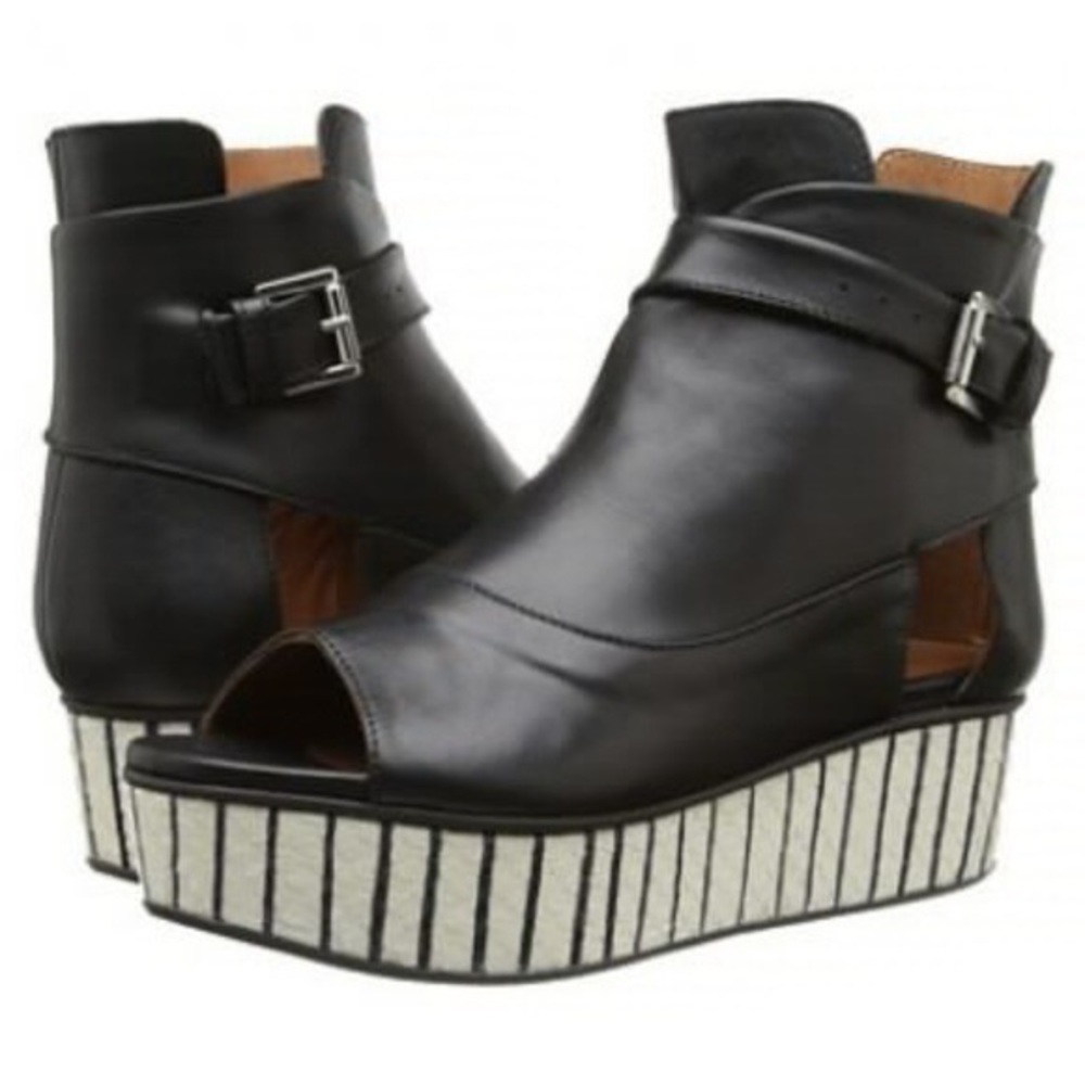 Thakoon Addition Snakeskin Platform Heels Size 7